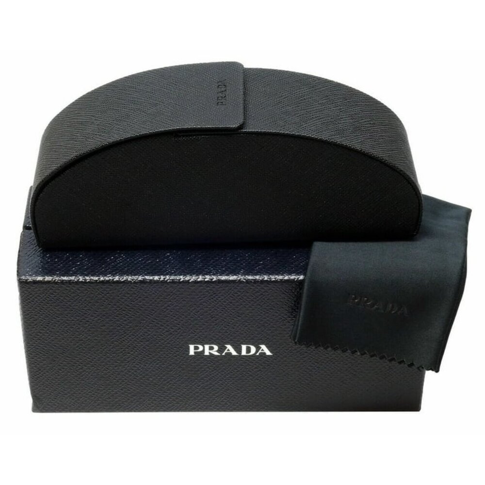 NEW PRADA SUNGLASSES, AVIATOR BLACK EYEWEAR PRADA - Picture 6 of 6